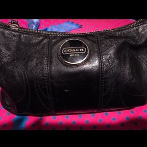 Leather Signature Coach Bag